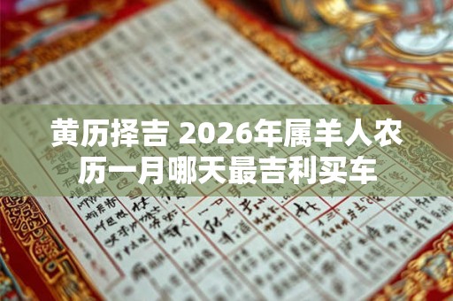 黄历择吉 2026年属羊人农历一月哪天最吉利买车 黄历择吉 2026年属羊人农历一月哪天最吉利买车