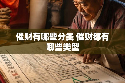 催财有哪些分类 催财都有哪些类型