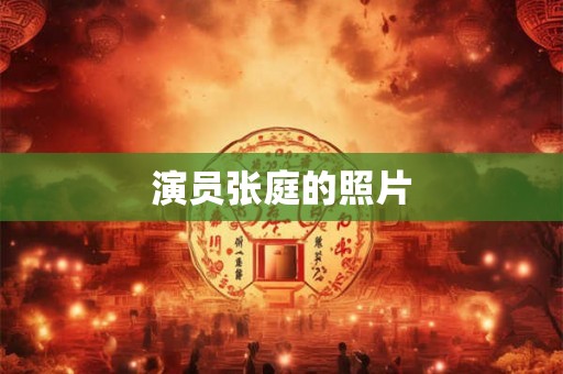演员张庭的照片