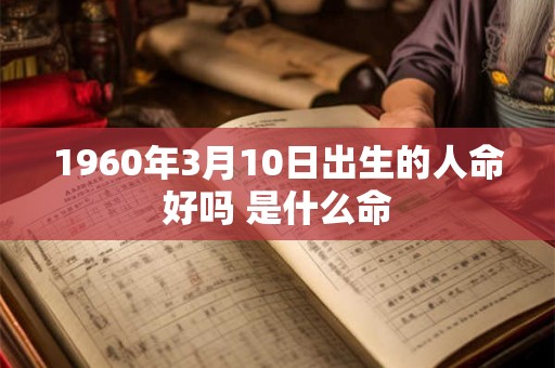 1960年3月10日出生的人命好吗 是什么命 1960年3月10日出生的人命好吗 是什么命