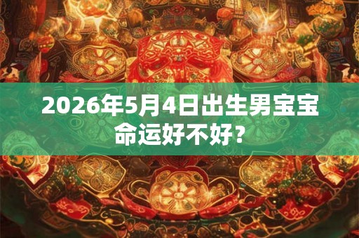2026年5月4日出生男宝宝命运好不好? 2026年5月4日出生男宝宝命运好不好?