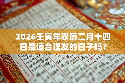2026壬寅年农历二月十四日是适合理发的日子吗？
