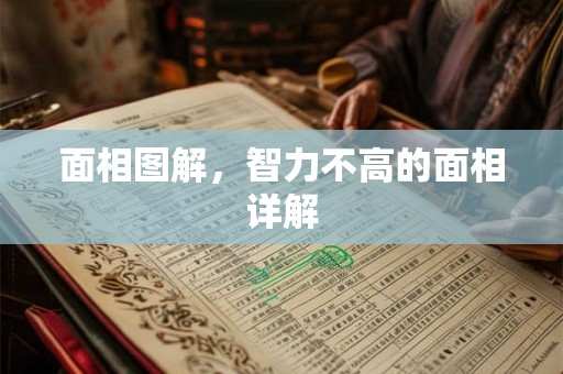 面相图解，智力不高的面相详解