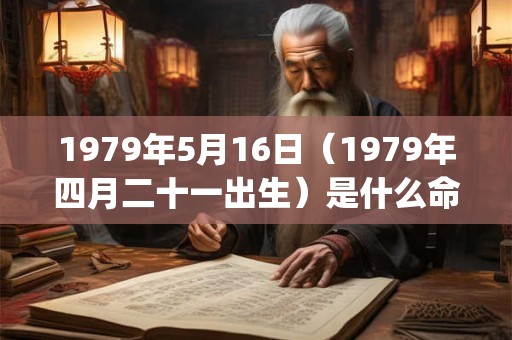 1979年5月16日（1979年四月二十一出生）是什么命_命运如何