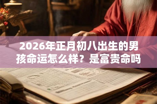2026年正月初八出生的男孩命运怎么样？是富贵命吗？