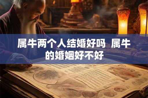 属牛两个人结婚好吗 属牛的婚姻好不好 属牛两个人结婚好吗 属牛的婚姻好不好