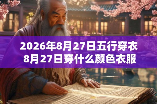 2026年8月27日五行穿衣 8月27日穿什么颜色衣服