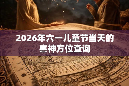 2026年六一儿童节当天的喜神方位查询