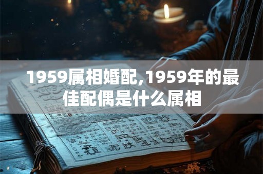 1959属相婚配,1959年的最佳配偶是什么属相