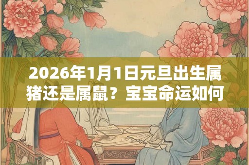 2026年1月1日元旦出生属猪还是属鼠？宝宝命运如何？