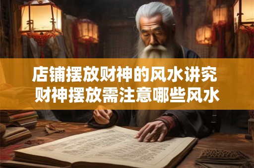 店铺摆放财神的风水讲究 财神摆放需注意哪些风水