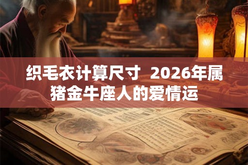 织毛衣计算尺寸  2026年属猪金牛座人的爱情运