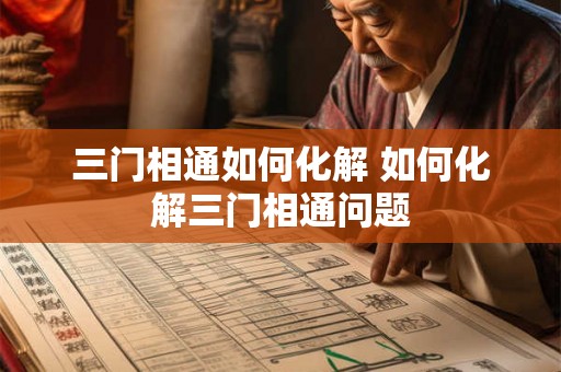 三门相通如何化解 如何化解三门相通问题
