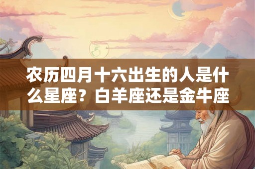 农历四月十六出生的人是什么星座？白羊座还是金牛座？