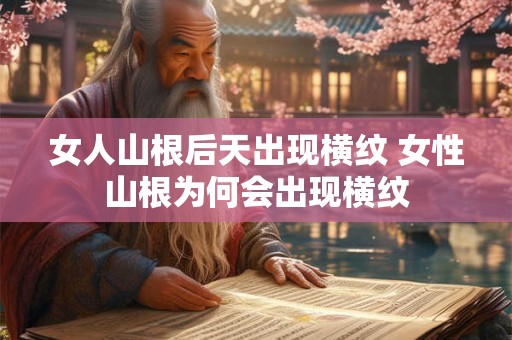 女人山根后天出现横纹 女性山根为何会出现横纹