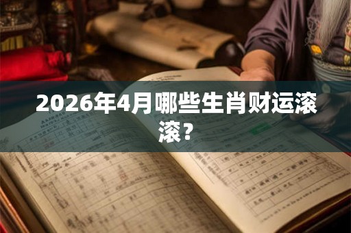 2026年4月哪些生肖财运滚滚？