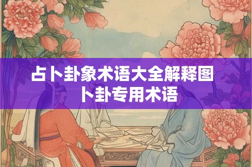 占卜卦象术语大全解释图  卜卦专用术语