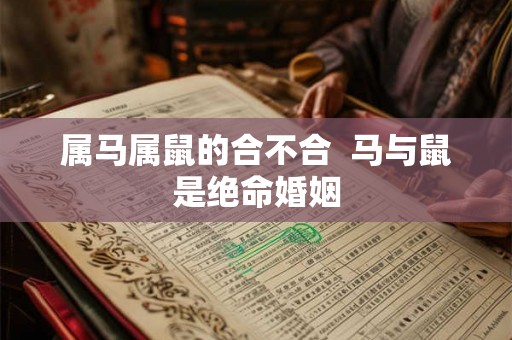 属马属鼠的合不合  马与鼠是绝命婚姻