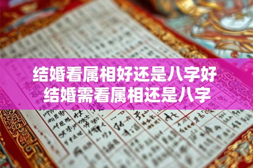 结婚看属相好还是八字好 结婚需看属相还是八字 结婚看属相好还是八字好 结婚需看属相还是八字