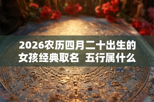 2026农历四月二十出生的女孩经典取名  五行属什么
