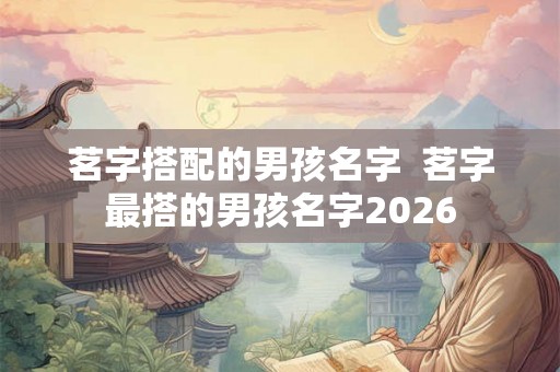 茗字搭配的男孩名字  茗字最搭的男孩名字2026