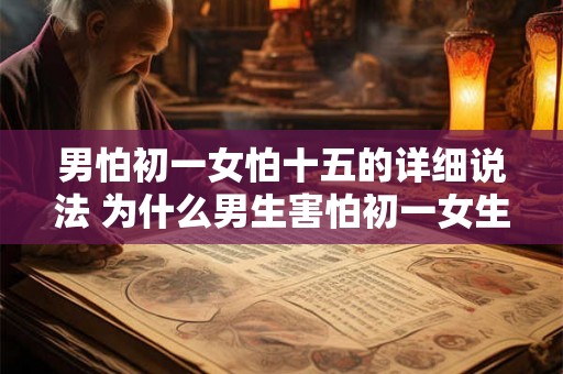 男怕初一女怕十五的详细说法 为什么男生害怕初一女生害怕十五