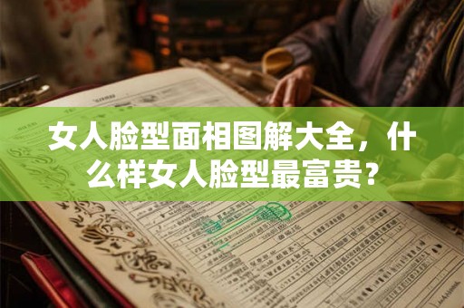 女人脸型面相图解大全，什么样女人脸型最富贵？