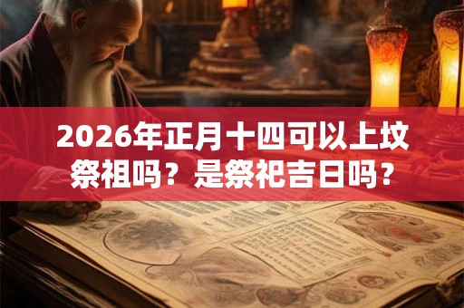 2026年正月十四可以上坟祭祖吗？是祭祀吉日吗？