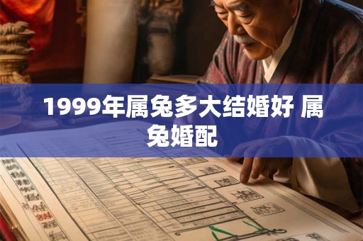 1999年属兔多大结婚好 属兔婚配