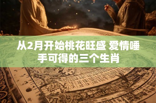 从2月开始桃花旺盛 爱情唾手可得的三个生肖