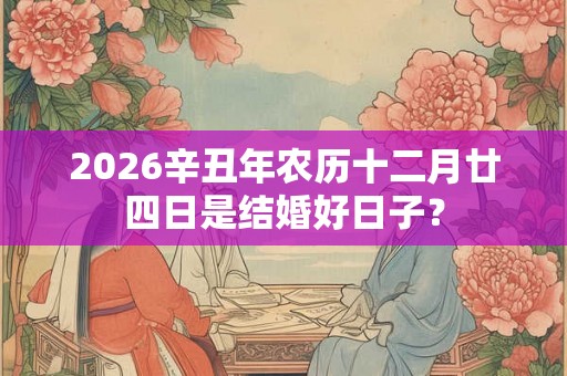 2026辛丑年农历十二月廿四日是结婚好日子？