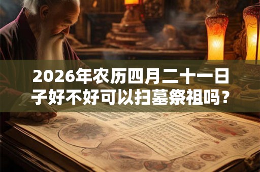 2026年农历四月二十一日子好不好可以扫墓祭祖吗？