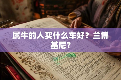 属牛的人买什么车好?兰博基尼? 属牛的人买什么车好?兰博基尼?