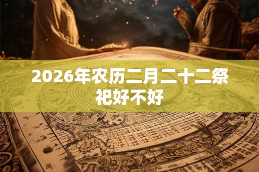 2026年农历二月二十二祭祀好不好 2026年农历二月二十二祭祀好不好