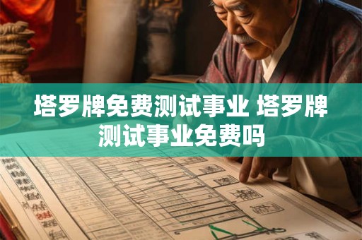 塔罗牌免费测试事业 塔罗牌测试事业免费吗