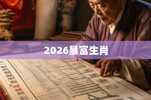 2026暴富生肖