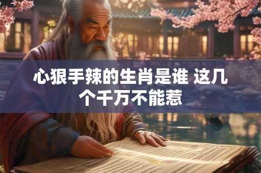 心狠手辣的生肖是谁 这几个千万不能惹