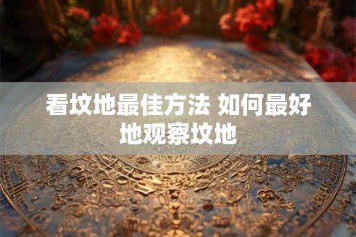 看坟地最佳方法 如何最好地观察坟地
