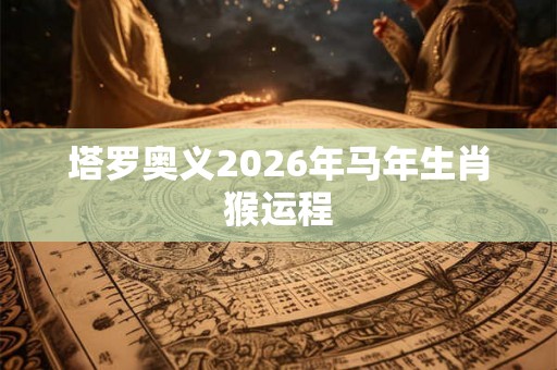 塔罗奥义2026年马年生肖猴运程