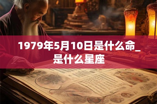 1979年5月10日是什么命_是什么星座