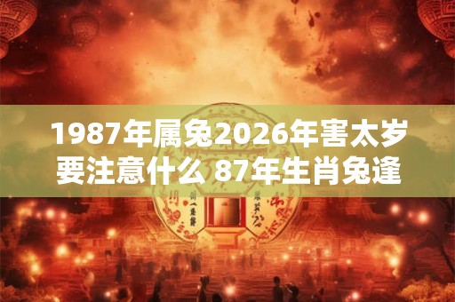 1987年属兔2026年害太岁要注意什么 87年生肖兔逢马年运气如何 1987年属兔2026年害太岁要注意什么 87年生肖兔逢马年运气如何