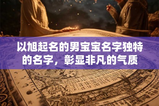 以旭起名的男宝宝名字独特的名字，彰显非凡的气质