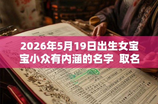 2026年5月19日出生女宝宝小众有内涵的名字  取名方法推荐
