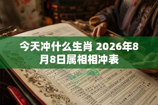 今天冲什么生肖 2026年8月8日属相相冲表 今天冲什么生肖 2026年8月8日属相相冲表