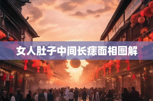 女人肚子中间长痣面相图解
