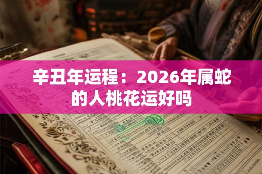 辛丑年运程：2026年属蛇的人桃花运好吗