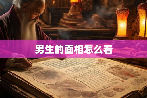 男生的面相怎么看