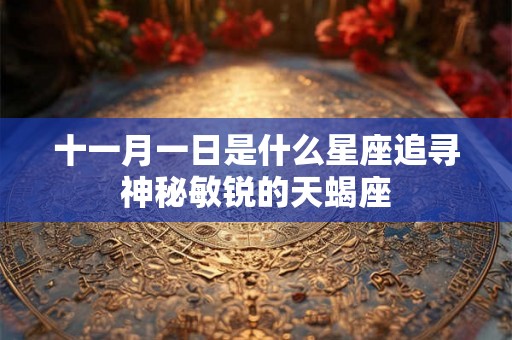 十一月一日是什么星座追寻神秘敏锐的天蝎座