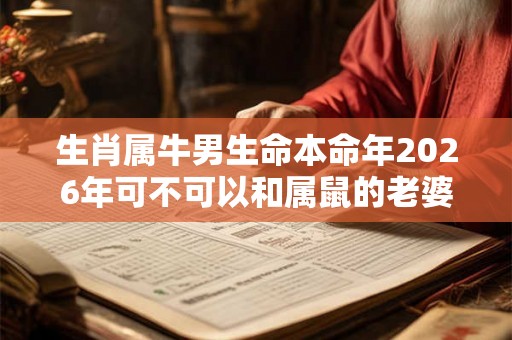 生肖属牛男生命本命年2026年可不可以和属鼠的老婆生孩子
