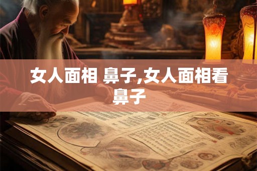 女人面相 鼻子,女人面相看鼻子